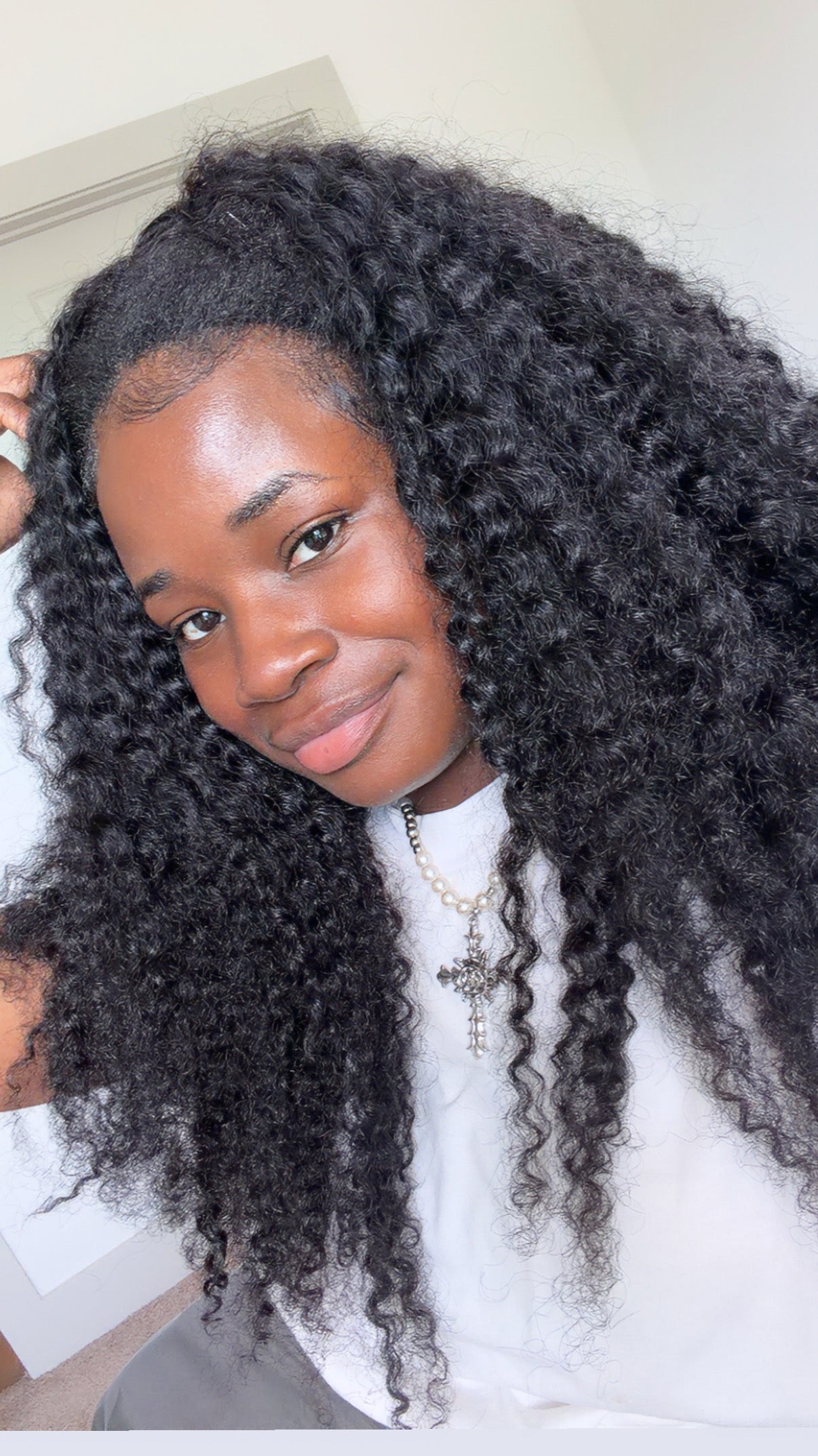 Raw Kinky Curly half wig