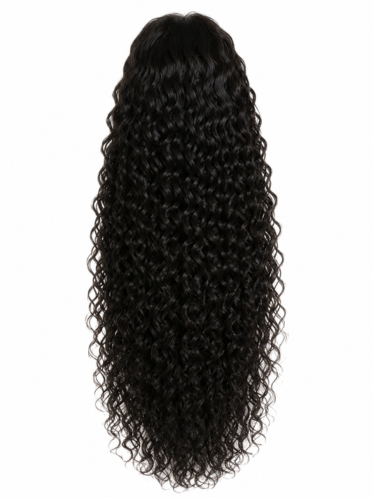 Raw Burmese Curl Half Wig